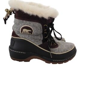 SOREL Women's Explorer Next Carnival Waterproof Boots Gray Size 6